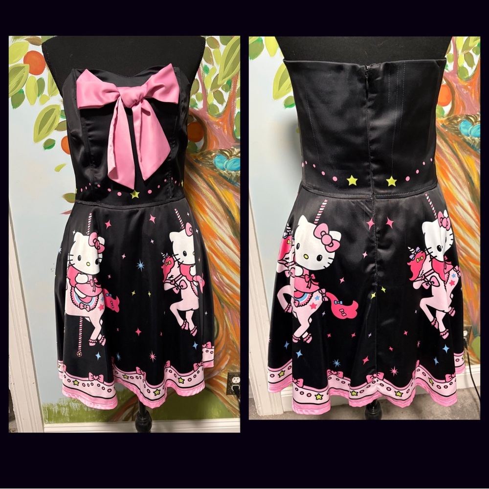 Hello Kitty × Dolls Kill "Spin Me Round" Dress, size Medium ✨rare✨